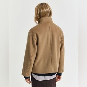 Patagonia Wool Blend Tan Camel Jacket Coat Fall Winter Classic Cozy Warm Outdoor